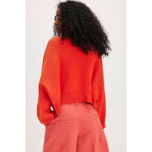 Free People Orange Sweater - Picture 6 of 9